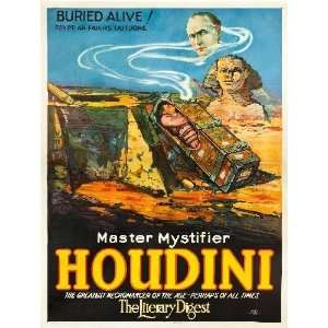  Houdini Buried Alive Movie Poster 2ftx3ft