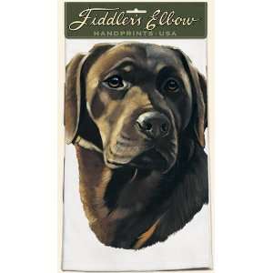  Chocolate Labrador Retriever Dog   Kitchen Towel by 