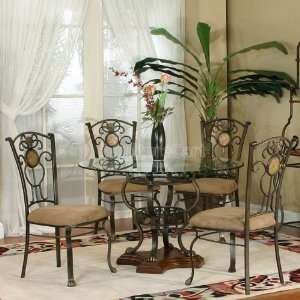    Cramco Allegro Round Dining Room Set 63010 dr set: Home & Kitchen