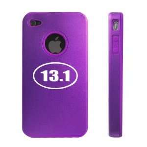 Apple iPhone 4 4S 4G Purple D1776 Aluminum & Silicone Case 