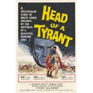  Head of a Tyrant Movie Poster (27 x 40 Inches   69cm x 102cm) (1960 