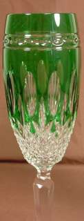 Waterford Champagne Flutes CLARENDON EMERALD GREEN  