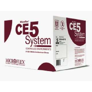 Microflex CE5 637 XL CE5 System Nitrile Ambidextrous Gloves, Length: 9 