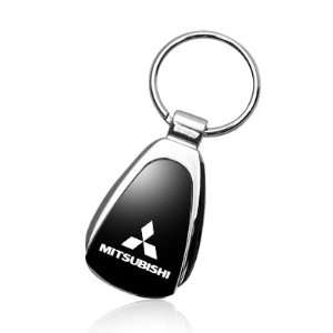  Mitsubishi Black Tear Drop Key Chain: Automotive