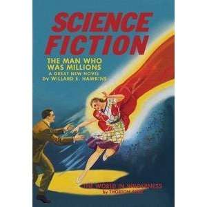  Vintage Art Science Fiction: Captured by the Red Giant 