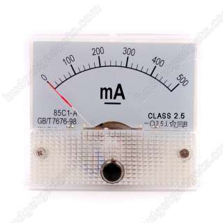 500mA Analog AMP Ampere Current DC Panel Meter Ampmeter  