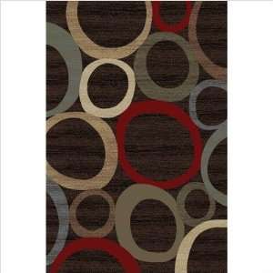  TayseRugs 6798 Signature Brown Contemporary Rug Size: 710 