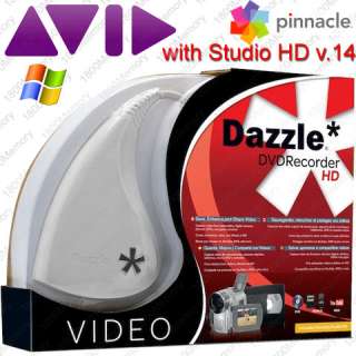 Avid Pinnacle Dazzle Video Creator Plus HD DVC 107 USB  
