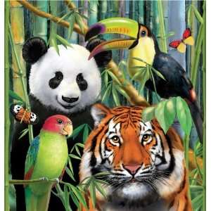 Wild Animals Plastic Tablecover