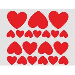 Wall Sticker Decal Heart 20 cute Heart Sticker (hz220)  49 king blue 