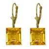 14k solid gold lever back earring with citrines our price $ 373 54