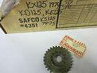 Kawasaki kx125 ke125 kd125 nos kick start gear 1974 75