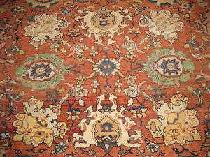 Antique All Over Persian Mahal Sultanabad Rug 9X11.6  