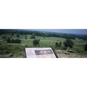  Information Board, Valley of Death, Gettysburg National 