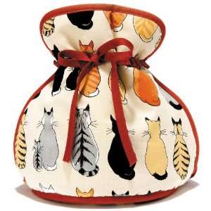  Cats in Waiting Muff Tea Cosy