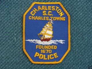 Police Patch   Charleston South Carolina 1670 #169  