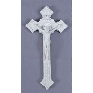  9 Crucifix (SR 7541 7 W) Veronese White Resin: Home 