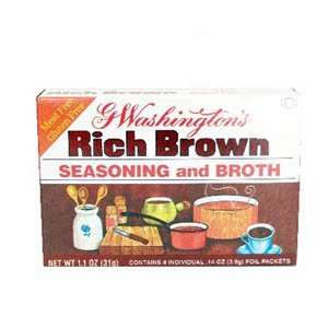 George Washington Brown Broth 1 oz   12 Grocery & Gourmet Food