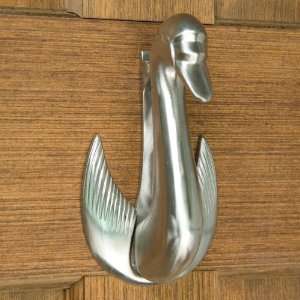  Swan Door Knocker   Brushed Nickel