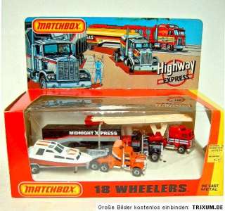 Matchbox Convoy Serie 18 Wheelers Giftset USA 1982  