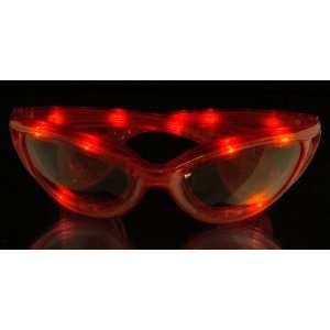  Red Light up LED Sunglasses: Health & Personal Care