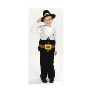    Pilgrim Boy Costume Dress up Thanksgiving NIP 4 8 Toys & Games