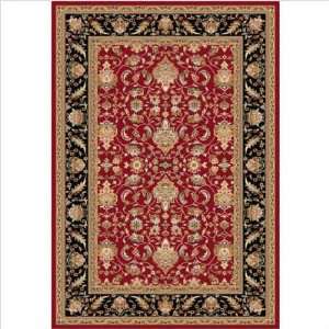 Empress 105 8159 Red/Black New Zealand Wool Rug Size: 311 