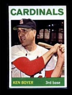 1964 TOPPS #160 KEN BOYER CARDINALS EXMT 31929  