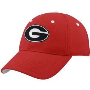  Georgia Bulldogs Red College Replica Logo Hat: Sports 