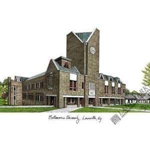  Bellarmine University Lithograph 14x10 Unframed Lithograph 