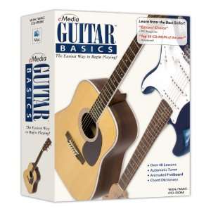 eMedia Guitar Basics v5 Instructional CD Rom Musical 
