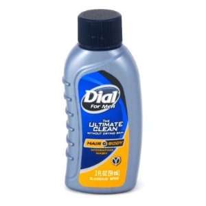  Dial Mens Hair & Body Wash 2 oz. Ultimate Clean (Pack of 