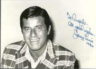 JERRY LEWIS 1980 SIGNATURE ON PHOTO BN4005  
