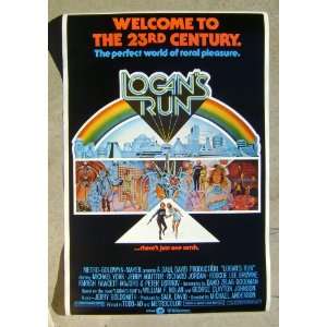  Logans Run Movie Poster Vintage 1976 MGM Poster Pros 23 x 