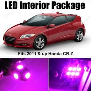  Honda CRZ PINK Interior LED Package (7 Pieces) Automotive