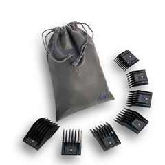 Combs attach to your clipper to allow for a range of coat lengths