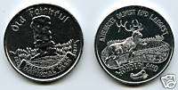 Yellowstone National Park   1962 Medal in Aluminum  