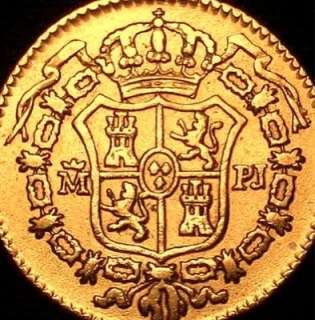 HISTORICAL $1 GOLD COIN! 1776 SPANISH GOLD PIRATE TREASURE 1/2 ESCUDO 