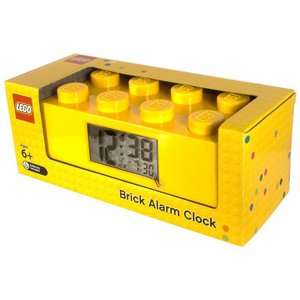 LEGO Kids 9002144 Yellow Plastic Alarm Brick Clock  