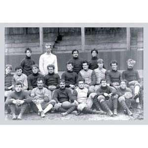  Vintage Art University of Pennsylvania Football Team 