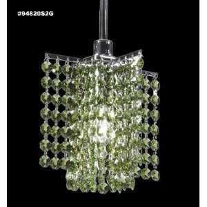  94820S2G IMPERIAL Green Crystal Pendant: Home Improvement