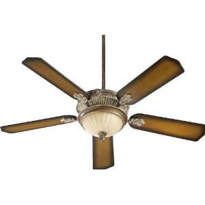   Mystic Silver Ceiling Fan with Light Kit 48525 958: Home Improvement