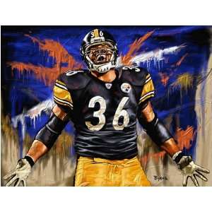  Small Jerome Bettis Pittsburgh Steelers Giclee #2: Sports 