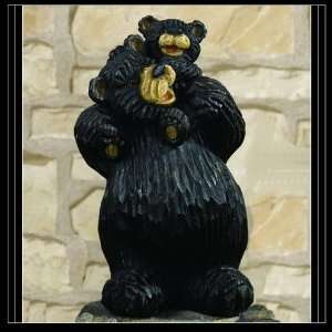   Bear Dad & Baby Collectible Sculpture Figure 9H: Home & Kitchen