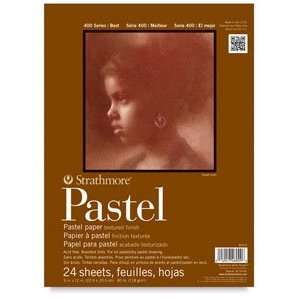 Strathmore 400 Series Pastel Paper Pads   Assorted Colors, 9 times; 12