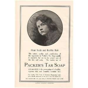   Soap Clean Scalp Healthy Hair Lady Print Ad (52521): Home & Kitchen