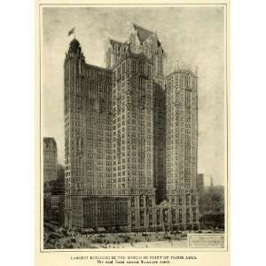  1907 Print City Investment Building New York City 