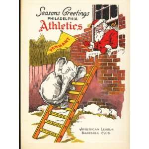   ATHLETICS As HOLIDAY CARD   MLB Christmas Cards