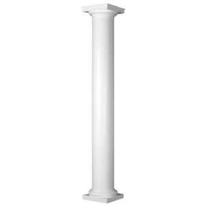  Round, Smooth, Wood, Non tapered Column 8 X 6 Ft
