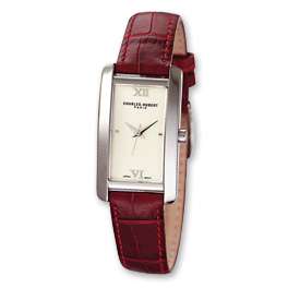 New Ladies Charles Hubert Leather Band Dial Retro Watch  